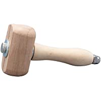 LIGHTBLUE Mazo para tallar madera de cuero- para trabajos de carpintería